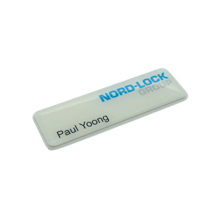 Best Prestige Name Badge with white border Name Badges International